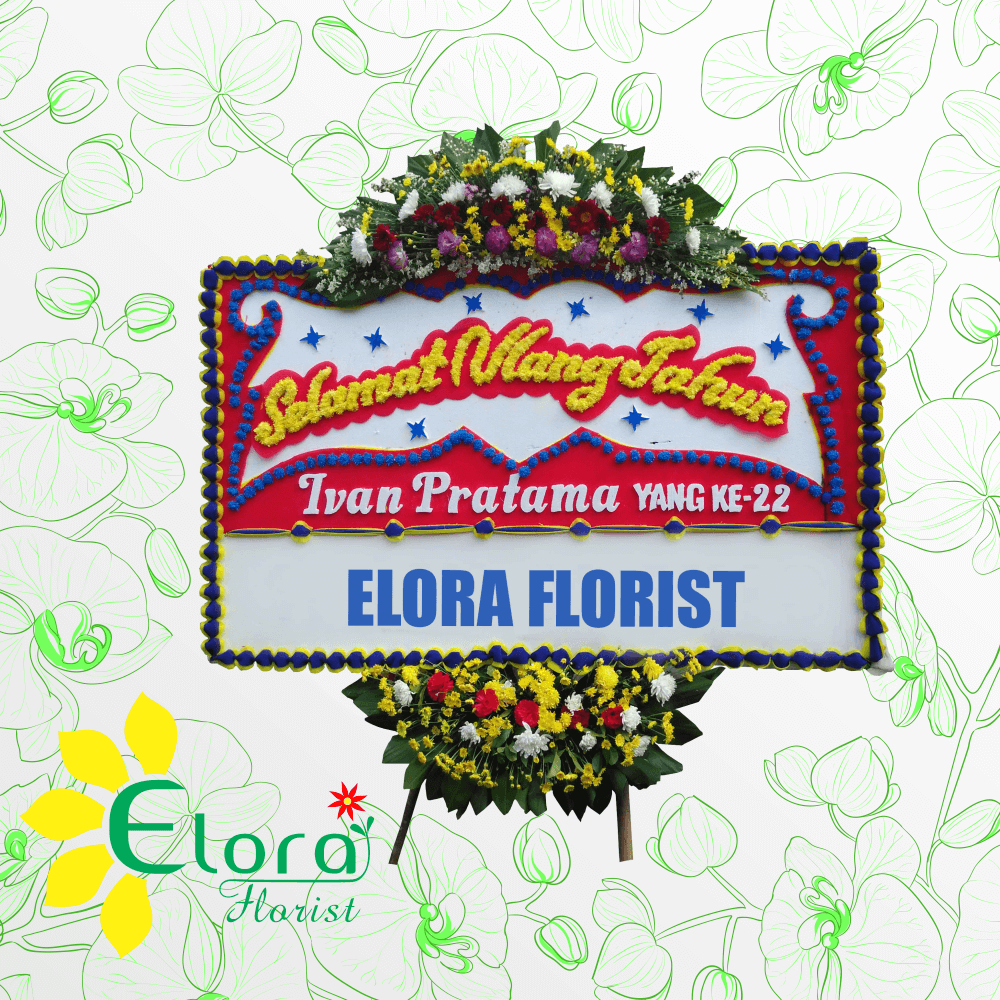 Jual Bunga Papan Selamat Ulang Tahun Acs 008 Elora Florist