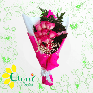 Hand Bouquet Bunga Mawar Valentine