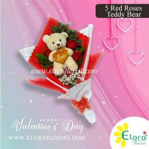 Bouquet Mawar Valentine Murah VAL HBL-004