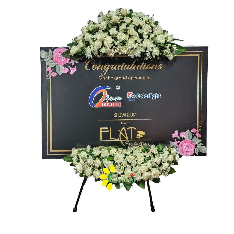 PPLC-002-hitam1 PPLC - 002 Papan Printing Congratulation Bunga Segar - Gambar 5