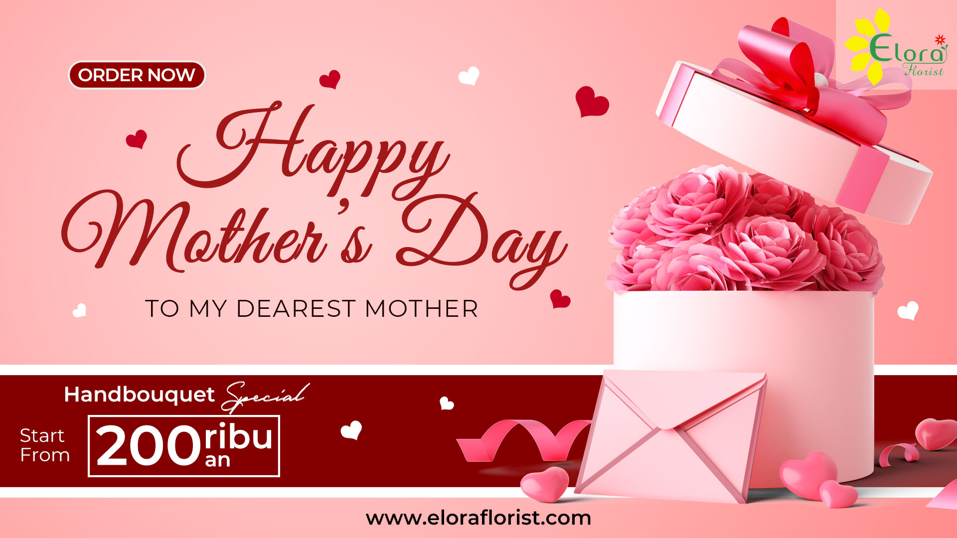 Web Banner Hari Ibu Elora Florist