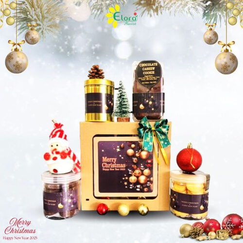 Box Cookie Christmas Ribbon M