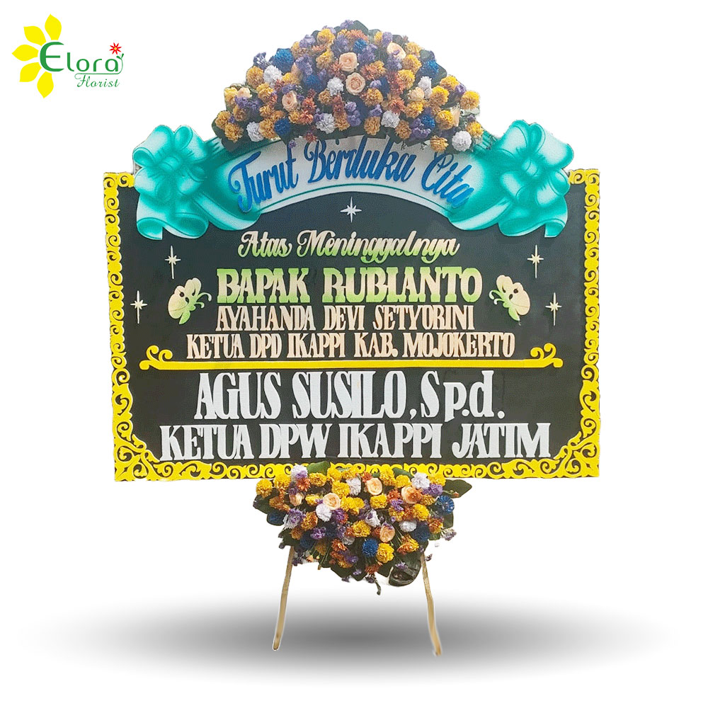 Bunga Papan Duka Cita Mojokerto RMJE-005 Bunga Papan Duka Cita Mojokerto RMJE-005