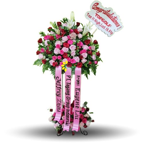 Standing Flowers Congratulation STC-006
